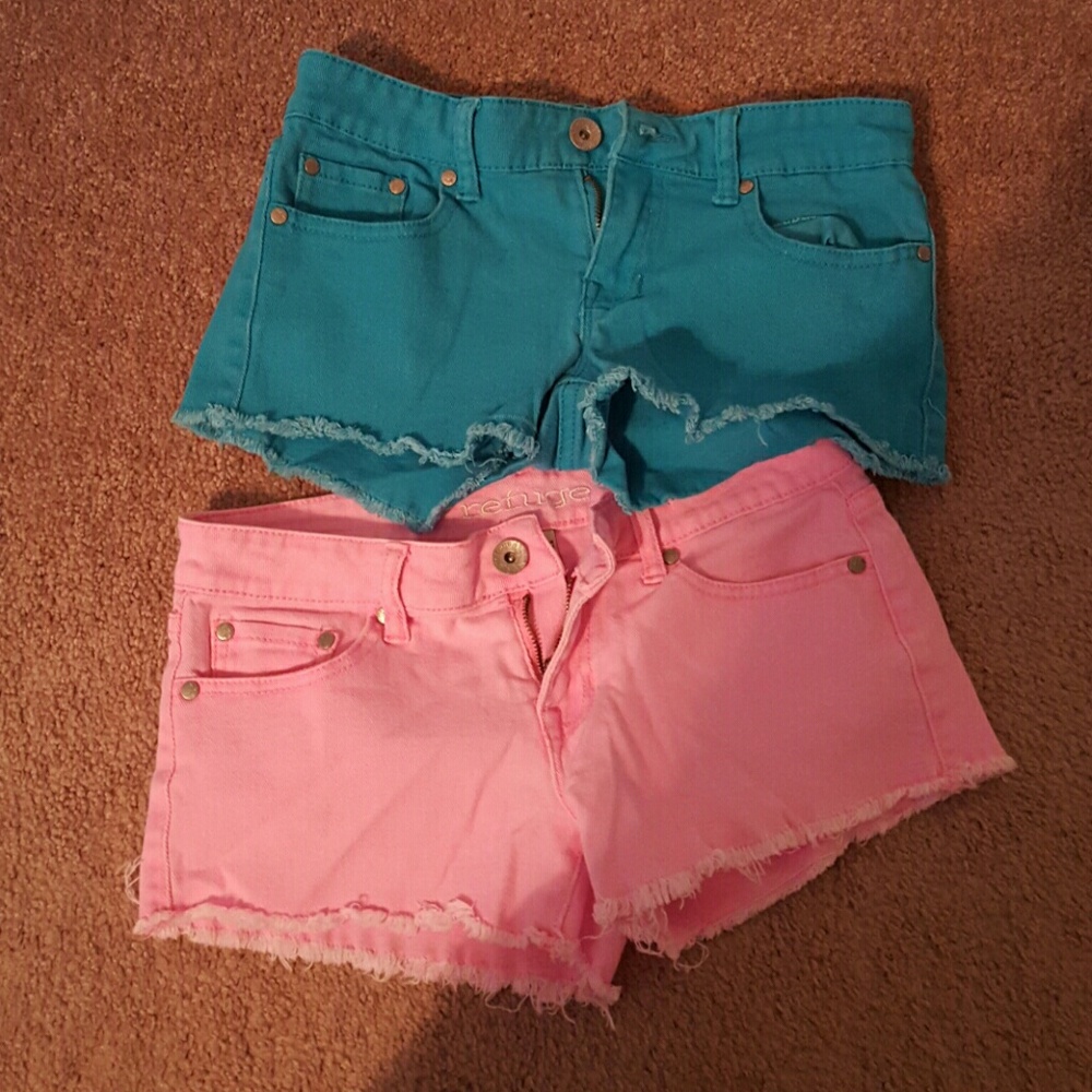 Colored Jean shorts bundle
